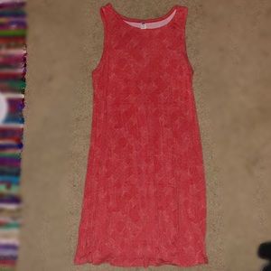 Coral dress